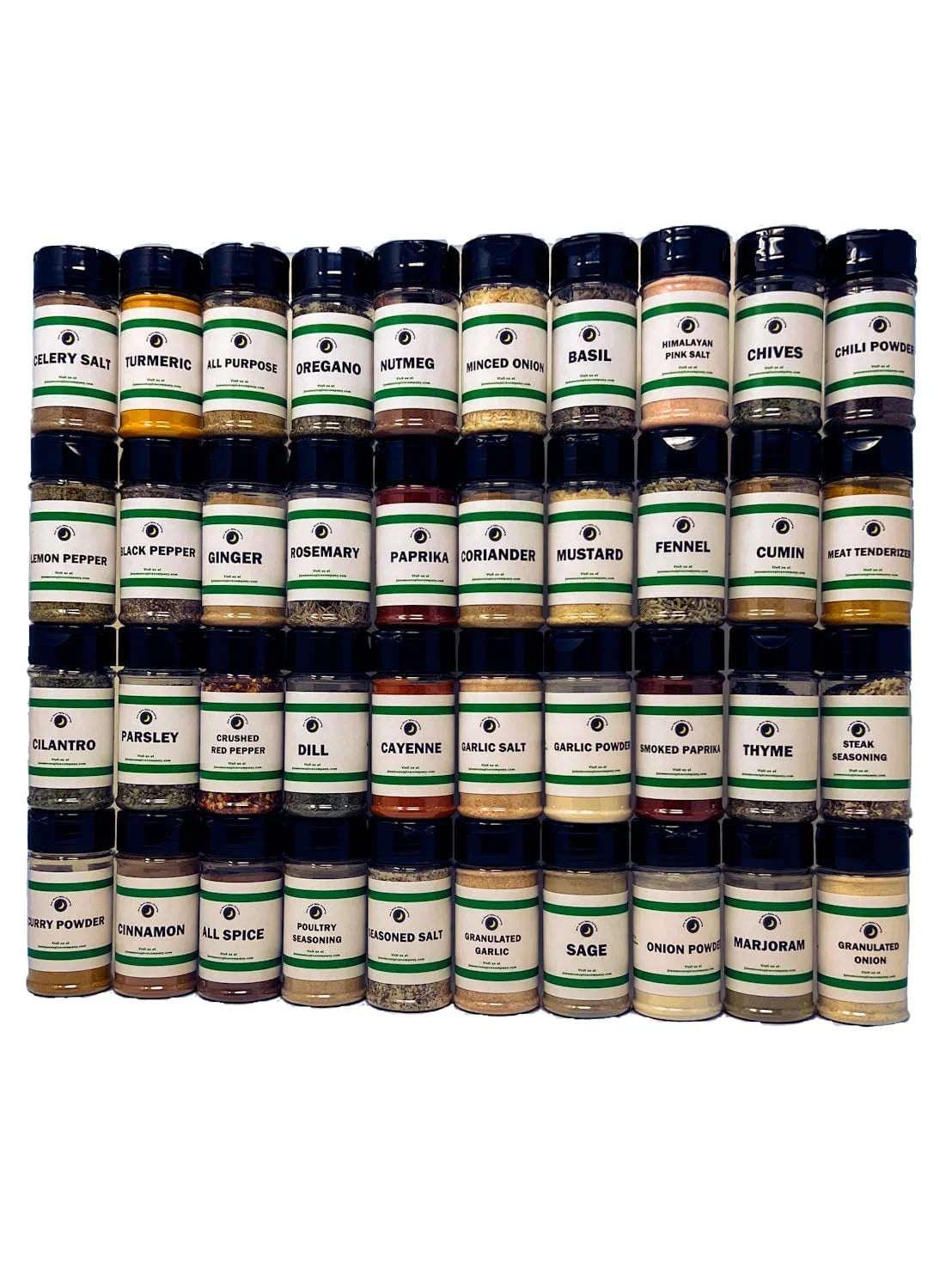 Ultimate Pantry , ,  and   Set | 40 Count | Premium | Everything Your Spice Rack Needs | Hand Crafted by June Moon Spice Company
