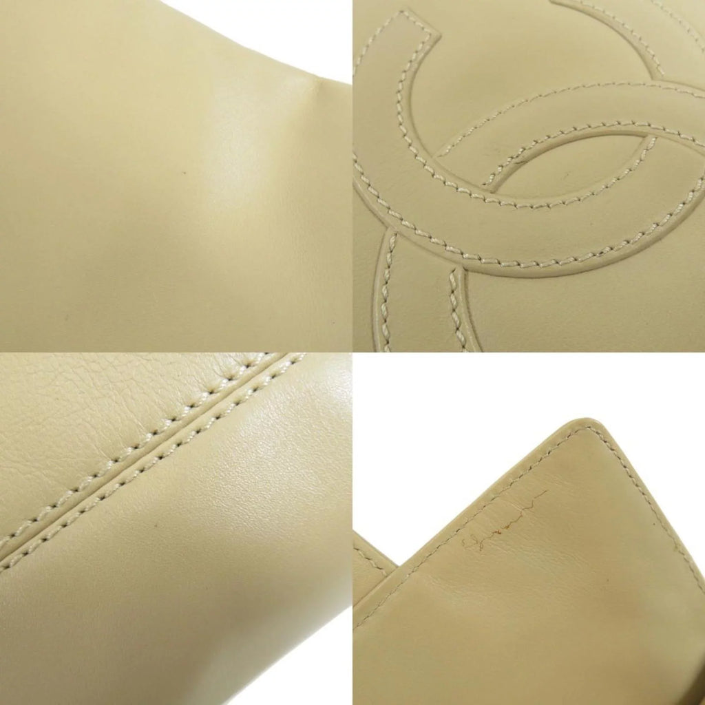 Pre-Owned Chanel coco mark tote bag lambskin ladies  (Good)