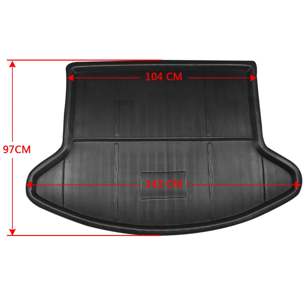 Unique Bargains Black Rear Trunk Tray Boot Liner Cargo Floor Mat Cover for Mazda -5 2013-2016