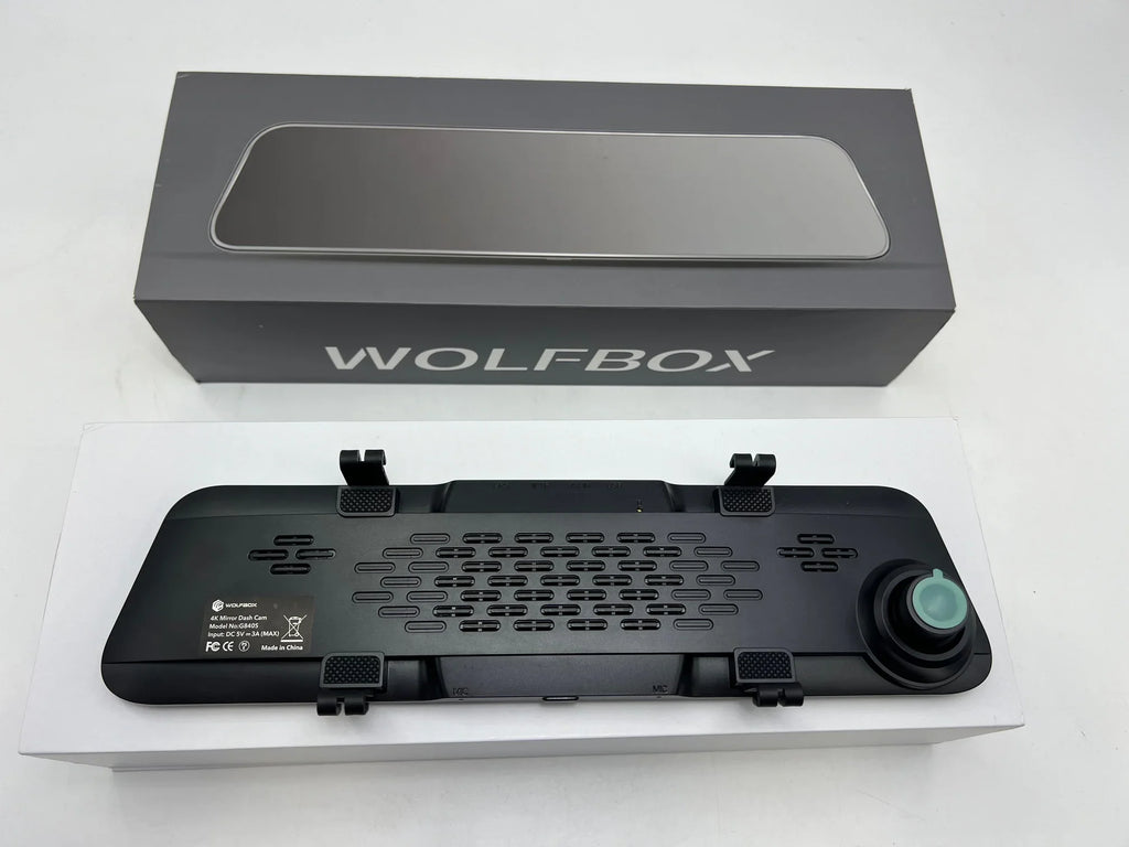 Open Box   12" 4K Mirror Dash Cam Backup Camera 2160P Full  -