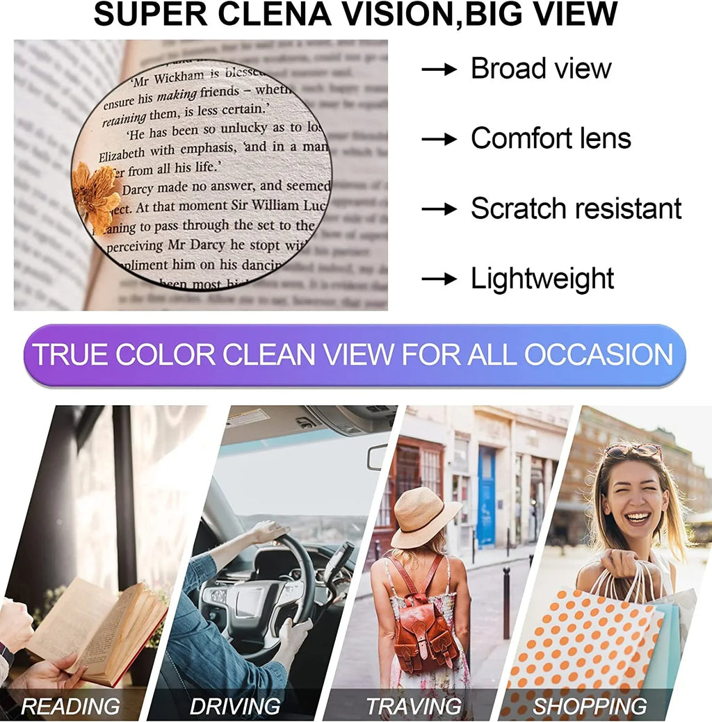 Stylish Reading Glasses for Women Designer Readers Clear Lens