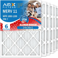 24x36x1 Air Filter  11 Comparable to  1000,  1200 &  7 Electrostatic Pleated Air Conditioner Filter 6 Pack  Premium  Made 24x36x1 Furnace Filters by     .
