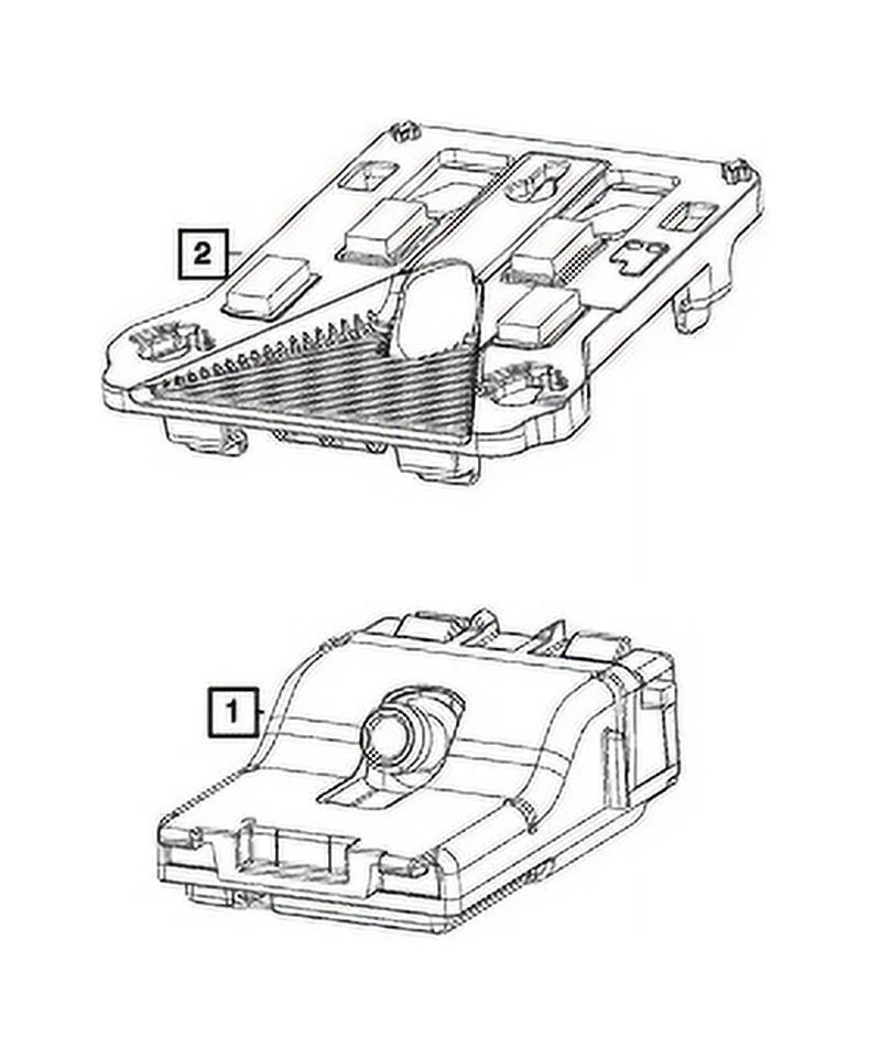 New Genuine Mopar Camera Forward Facing 2020-2023  68551092AA