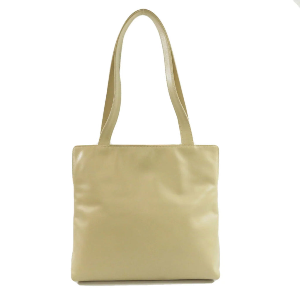 Pre-Owned Chanel coco mark tote bag lambskin ladies  (Good)