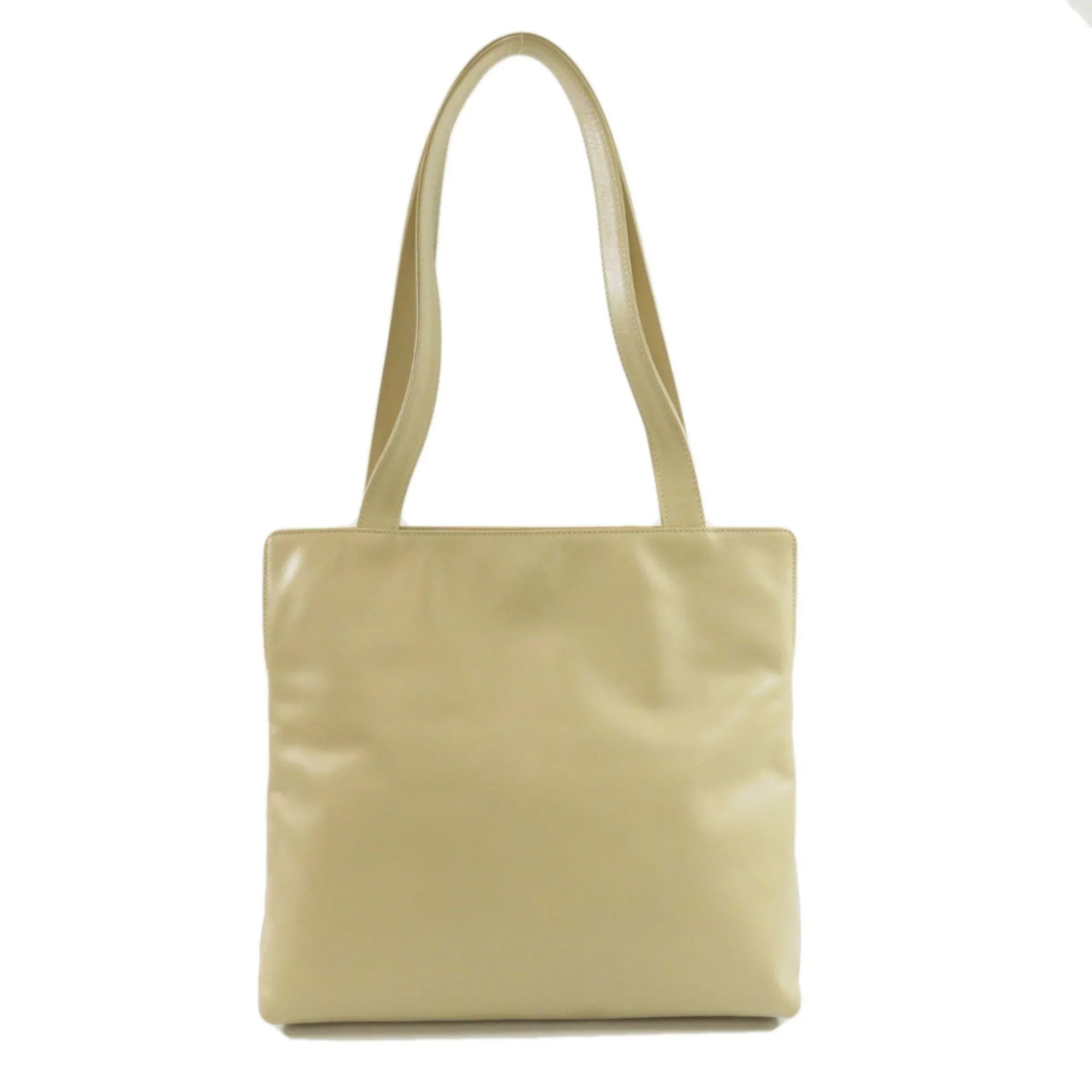 Pre-Owned Chanel coco mark tote bag lambskin ladies  (Good)