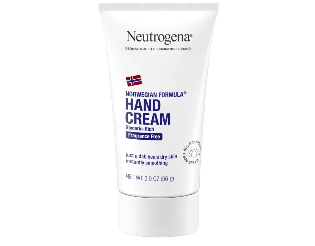 Neutrogena Hand Cream Norwegian Formula Fragrance Free for Chapped Skin 2 Oz 3PK
