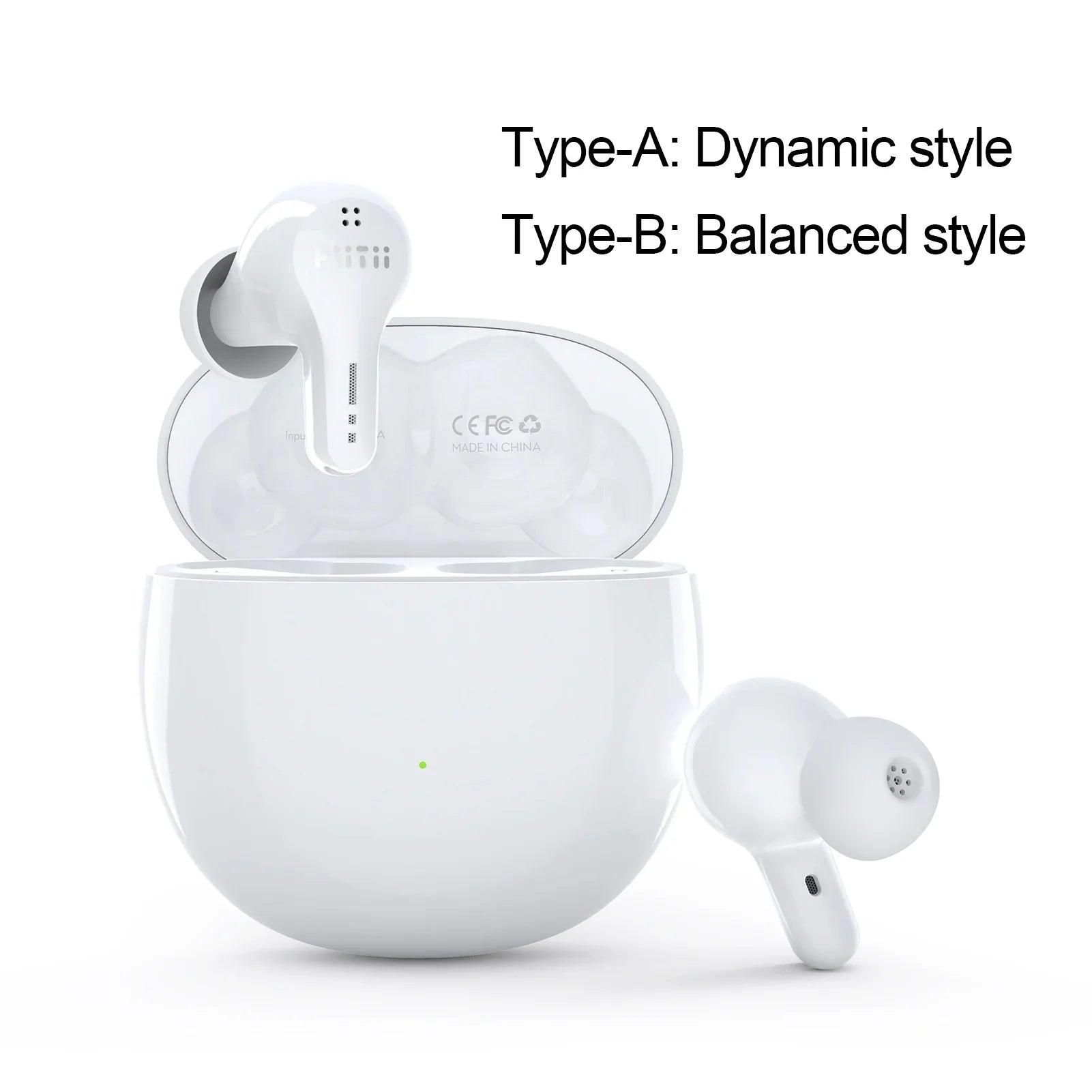 HiFiAir2 Wireless Earbuds Dynamic Speaker  Headphone Ear Bud  5.3 Noise Cancelling Headphone Waterproof  Earbuds with  to Control 30 Hours Play time