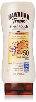 5 Pack Hawaiian Tropic Sheer Touch Lotion Sunscreen,  50, 8 Oz each