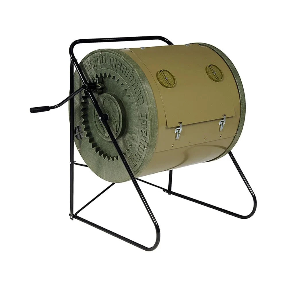 Mantis Compact ComposTumbler  Easy-to-Load Easy-to-Empty with No Bending - Sturdy and durable, Holds 88 Gallons, Low Cost Per Gallon