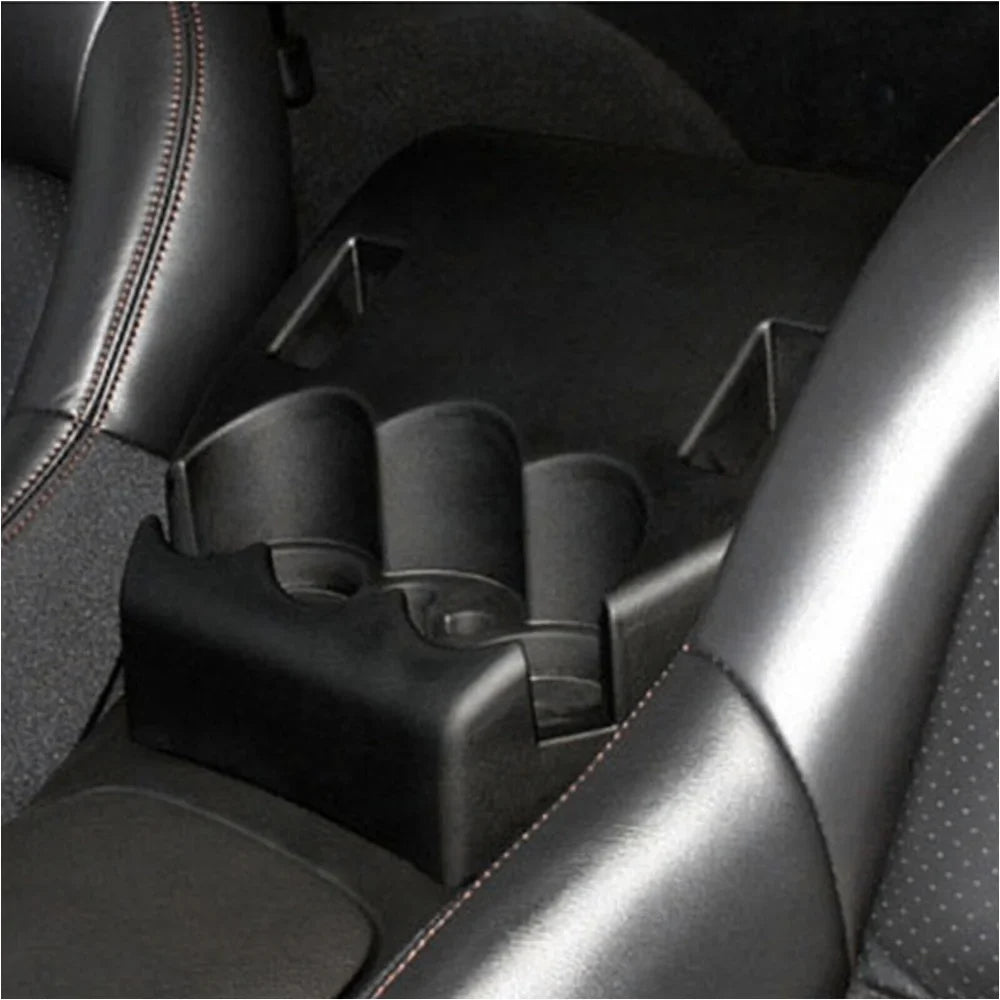 Teledu For Chevrolet 1997-2004 Corvette Black Dual Drink Holder and Storage Console