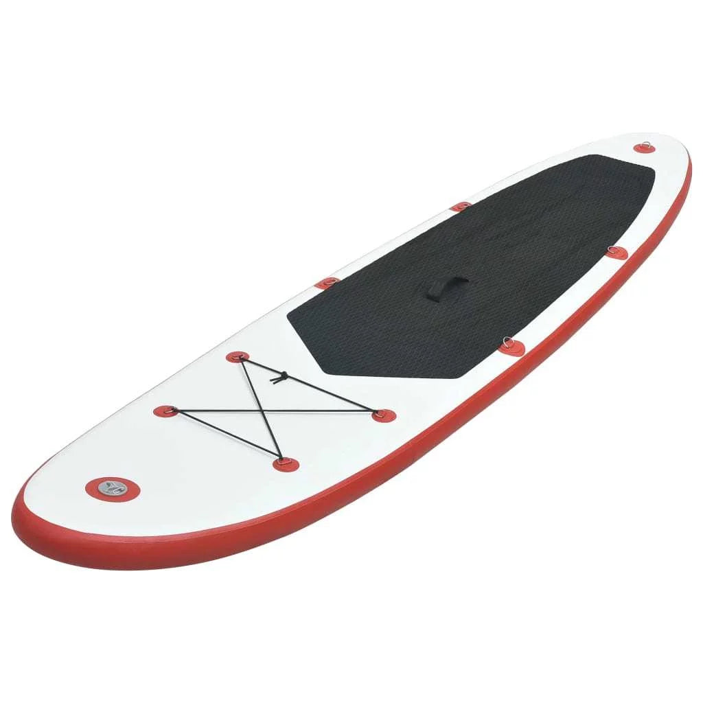 Stand Up Paddle Board Set - An Inflatable Surfboard in Striking Red and White