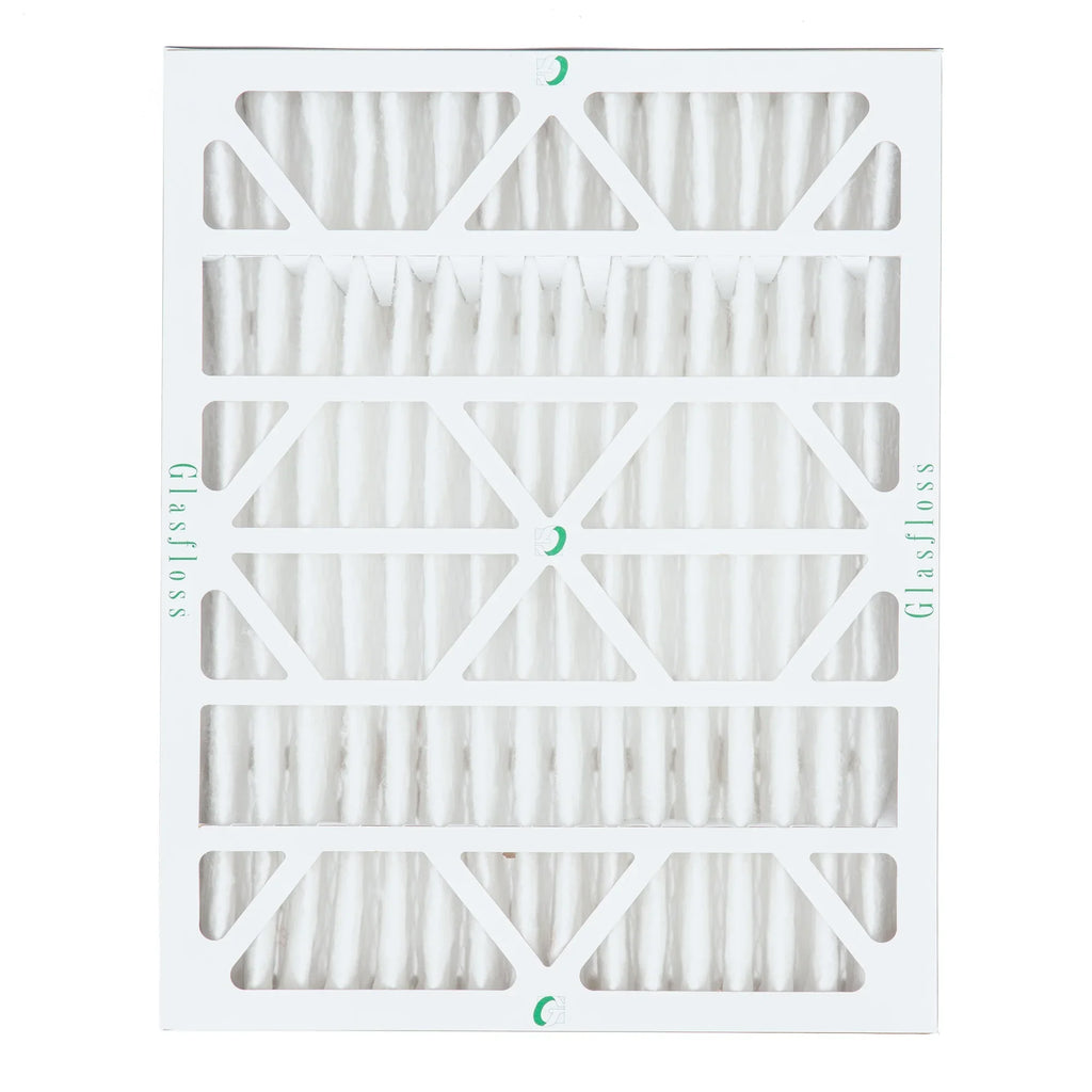 6 Pack of 16x20x4  13 Pleated 4" Inch Air Filters by Glasfloss. Actual Size: 15-1/2 x 19-1/2 x 3-3/4