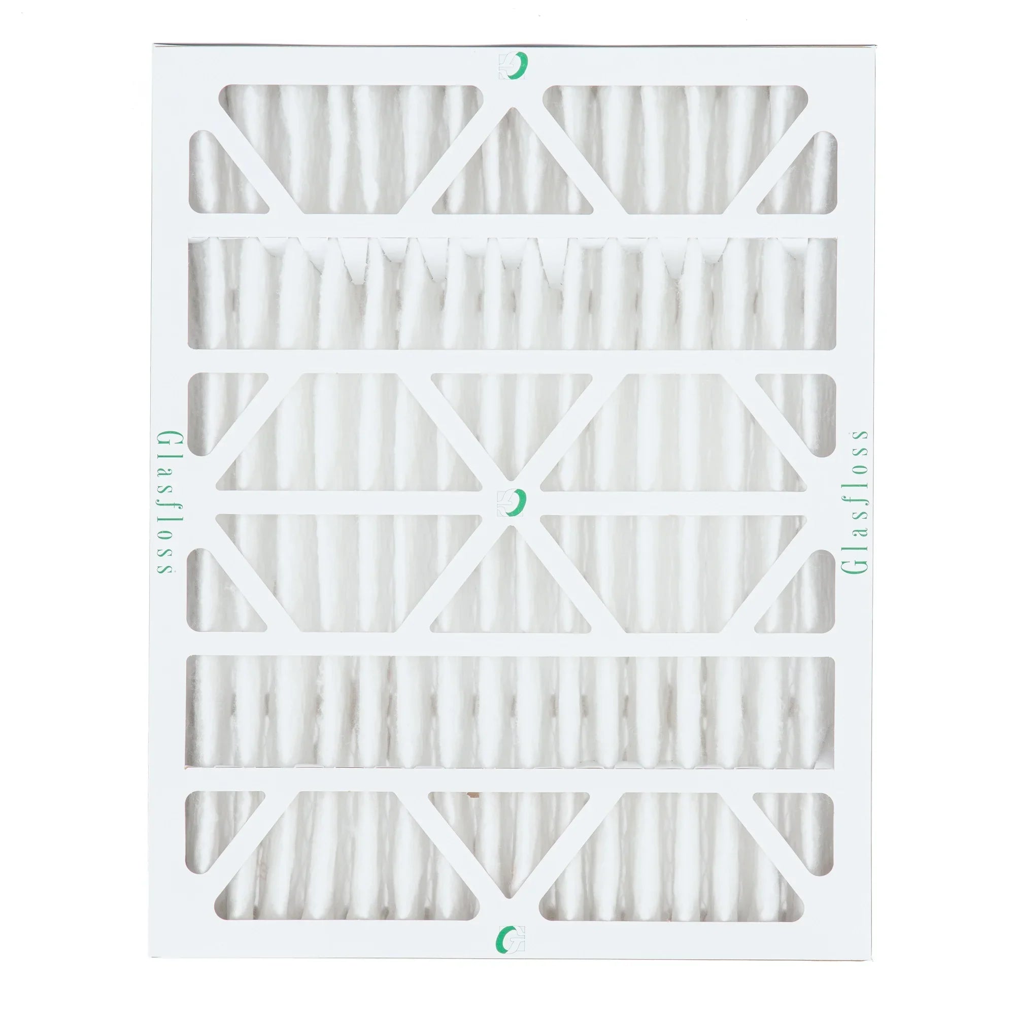 6 Pack of 16x20x4  13 Pleated 4" Inch Air Filters by Glasfloss. Actual Size: 15-1/2 x 19-1/2 x 3-3/4