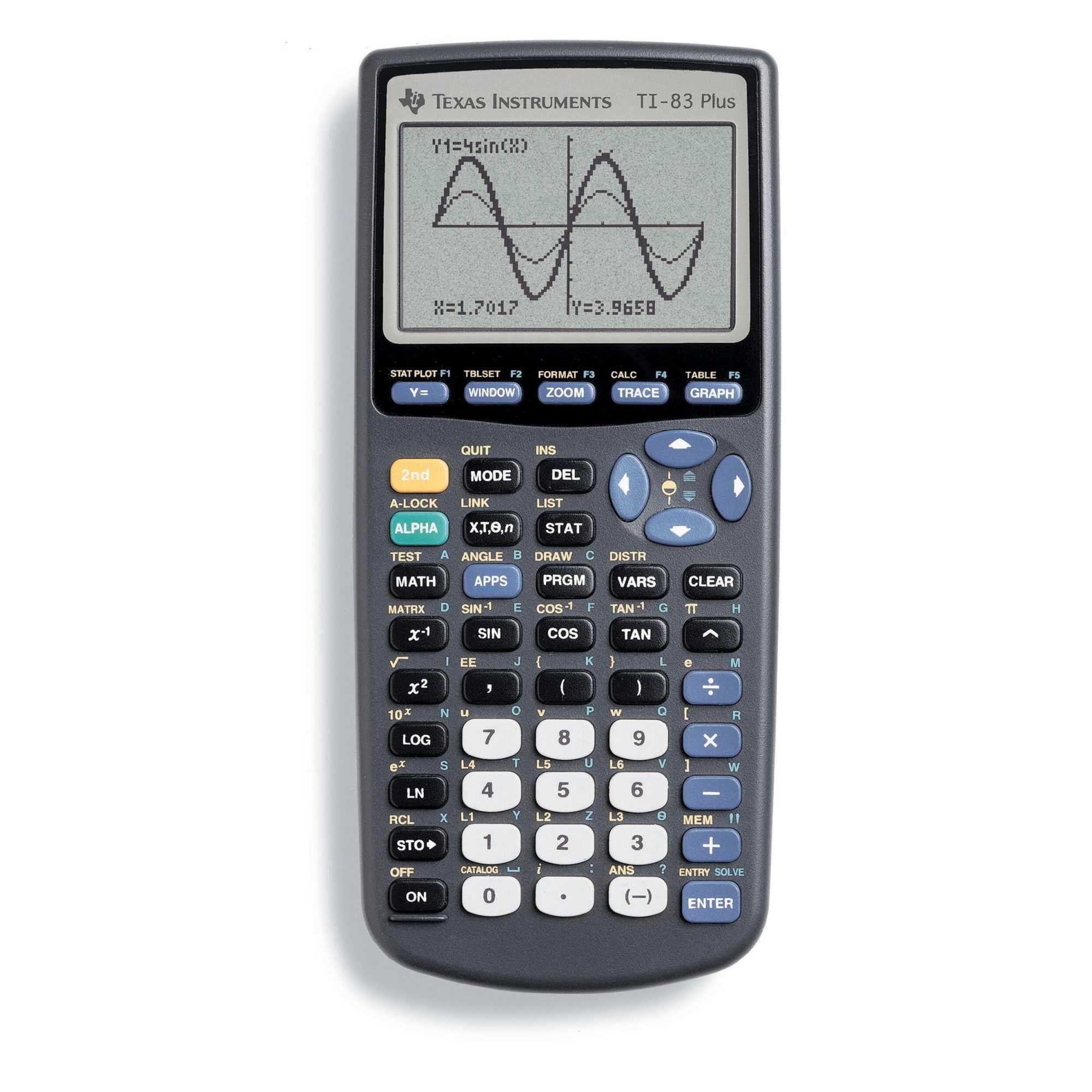 Texas Instruments -83 Plus Graphing Calculator, Teacher Pack of 10