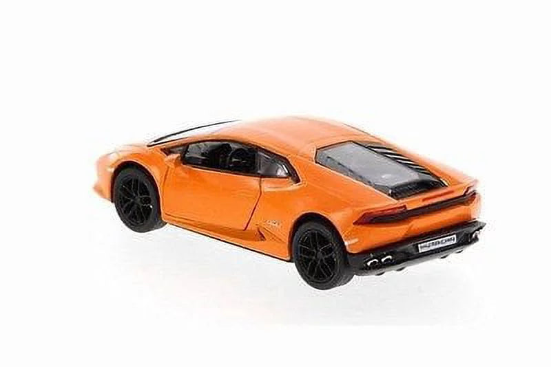 Set of 4: 5" Kinsmart Lamborghini Huracan -4 Diecast Model Toy Car 1:36