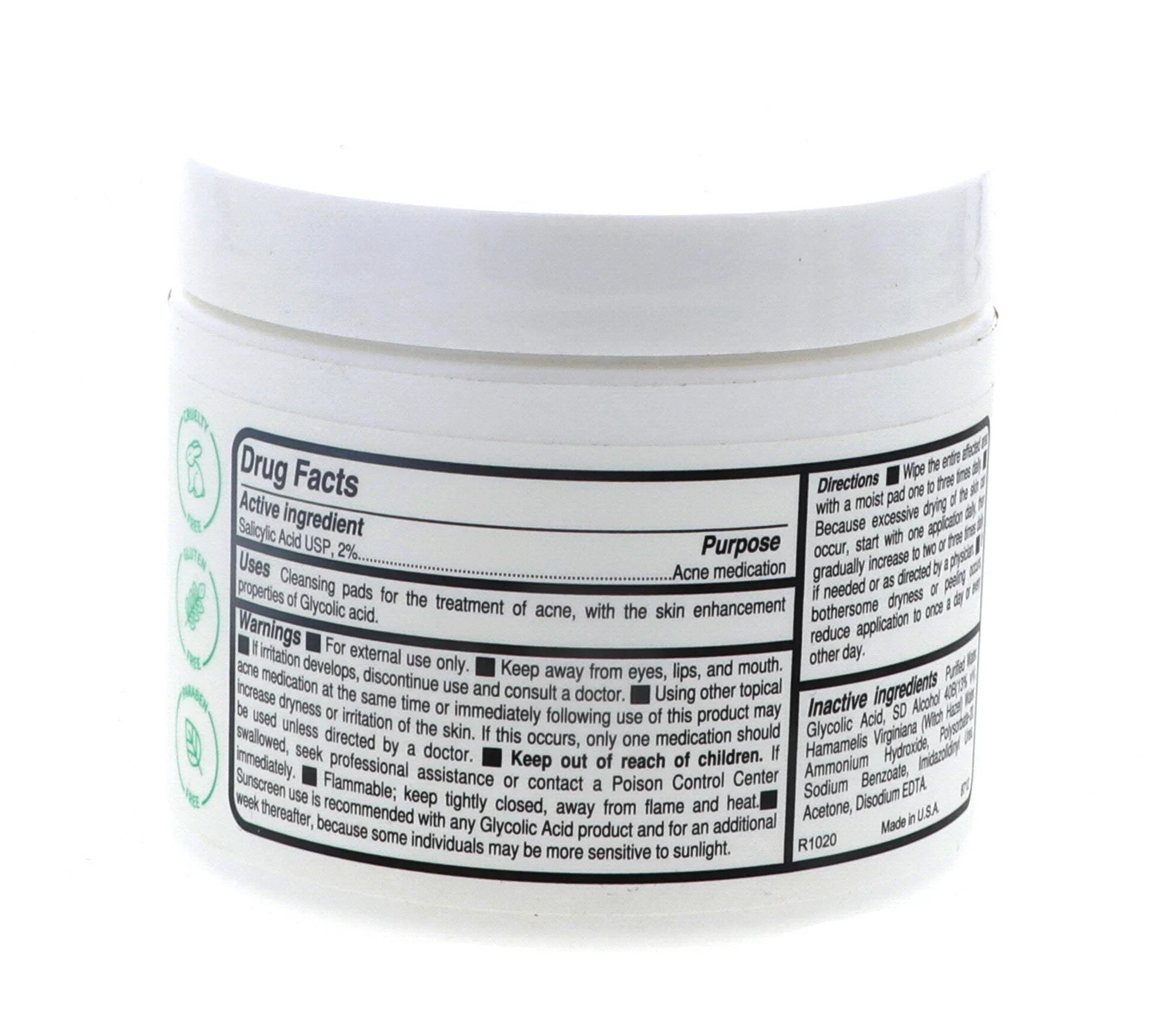 Replenix Gly-Sal 10-2 Clarifying Pads, 60 pads