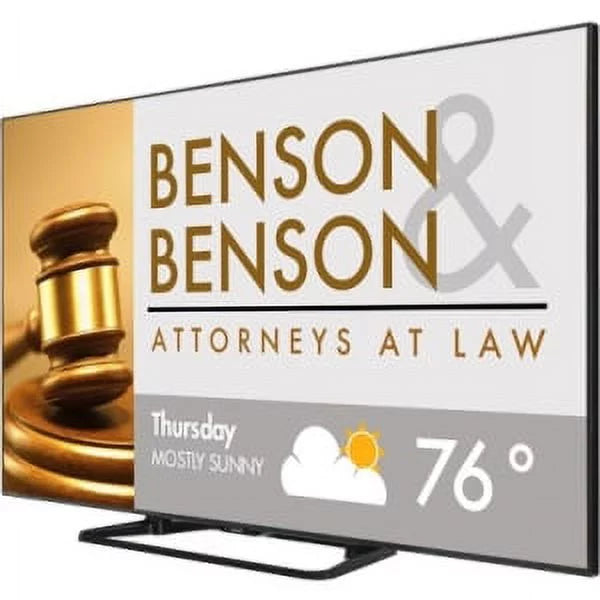 Sharp -70LE661U - 70" Diagonal Class (69.5" viewable) - Aquos  -backlit   - Smart  1920 x 1080 - edge-lit - black