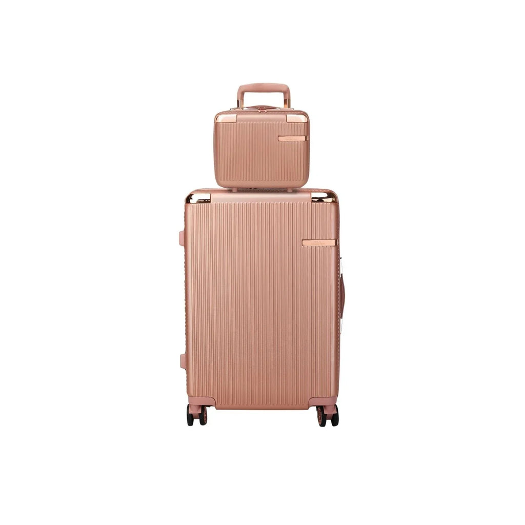 Collection Tulum 2 Piece Luggage Set with Spinner Wheels and Expandable Handles by Mia .