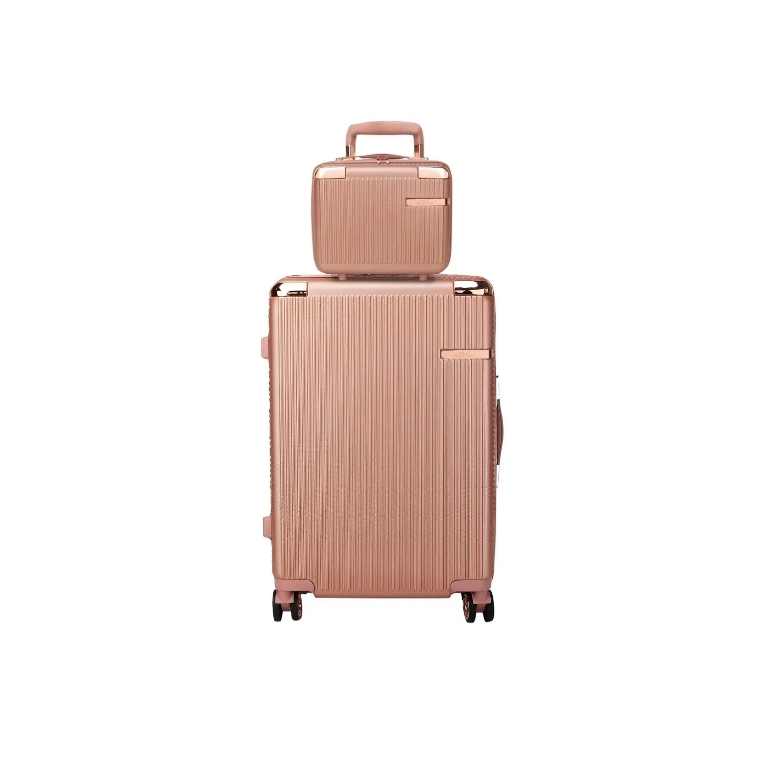 Collection Tulum 2 Piece Luggage Set with Spinner Wheels and Expandable Handles by Mia .