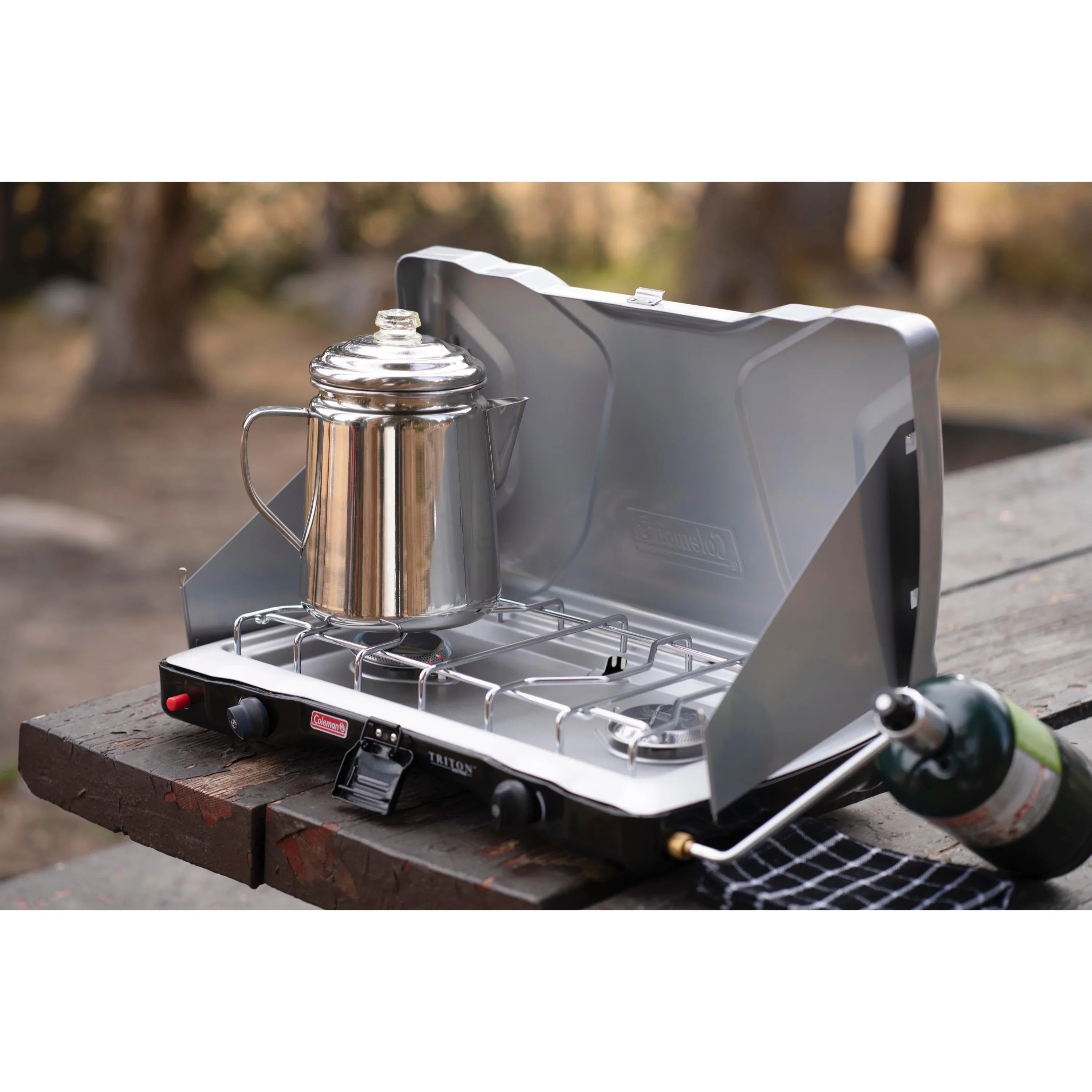 Coleman Portable Triton + Propane Gas Camping Stove