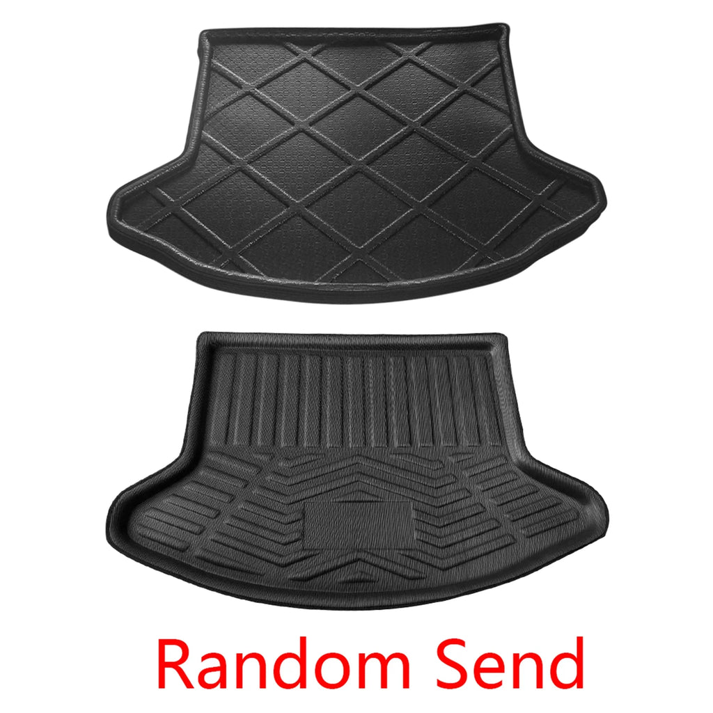 Unique Bargains Black Rear Trunk Tray Boot Liner Cargo Floor Mat Cover for Mazda -5 2013-2016