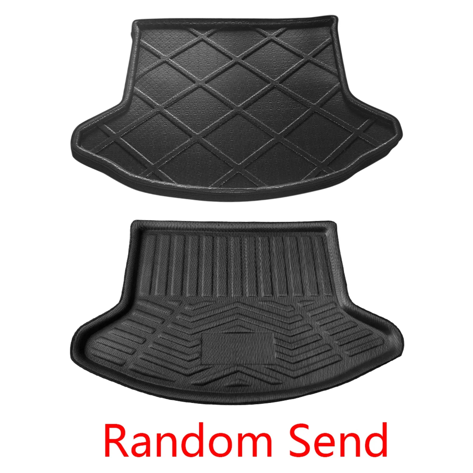 Unique Bargains Black Rear Trunk Tray Boot Liner Cargo Floor Mat Cover for Mazda -5 2013-2016