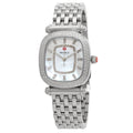 Michele Caber Isle Quartz Diamond Mother of Pearl Dial Ladies Watch