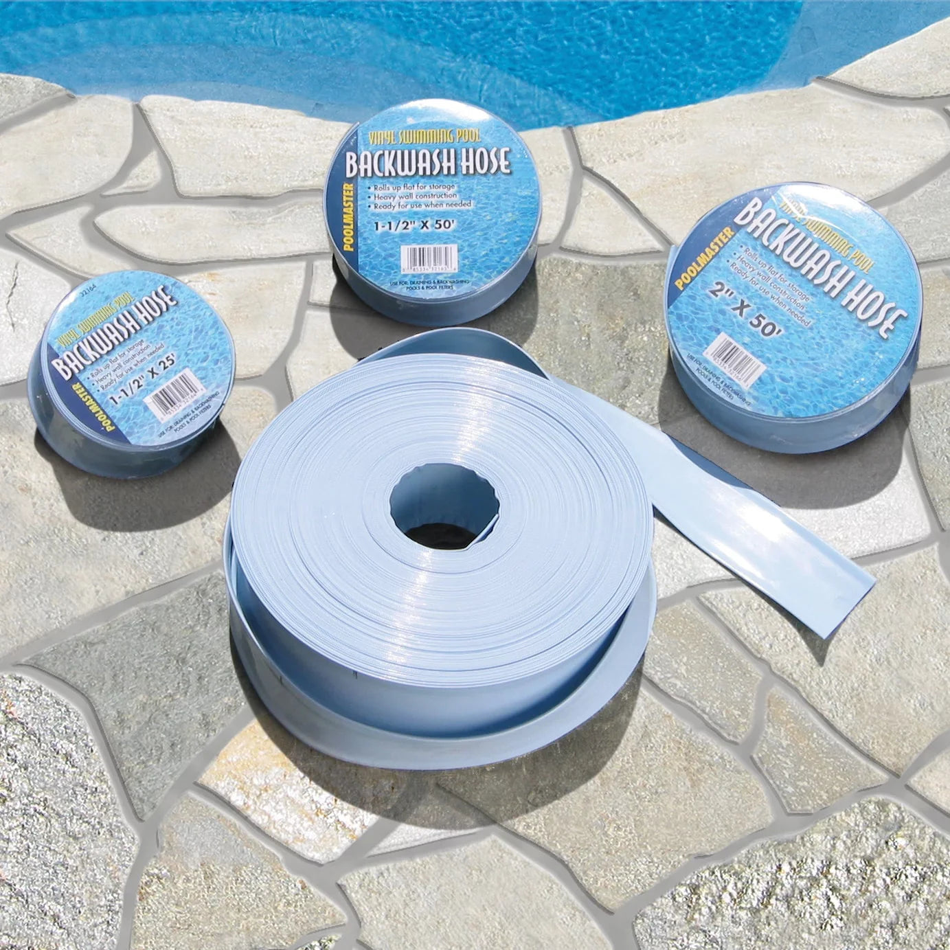 Poolmaster Heavy-Duty Backwash Filter Cleaning Hose for Swimming Pool Filters