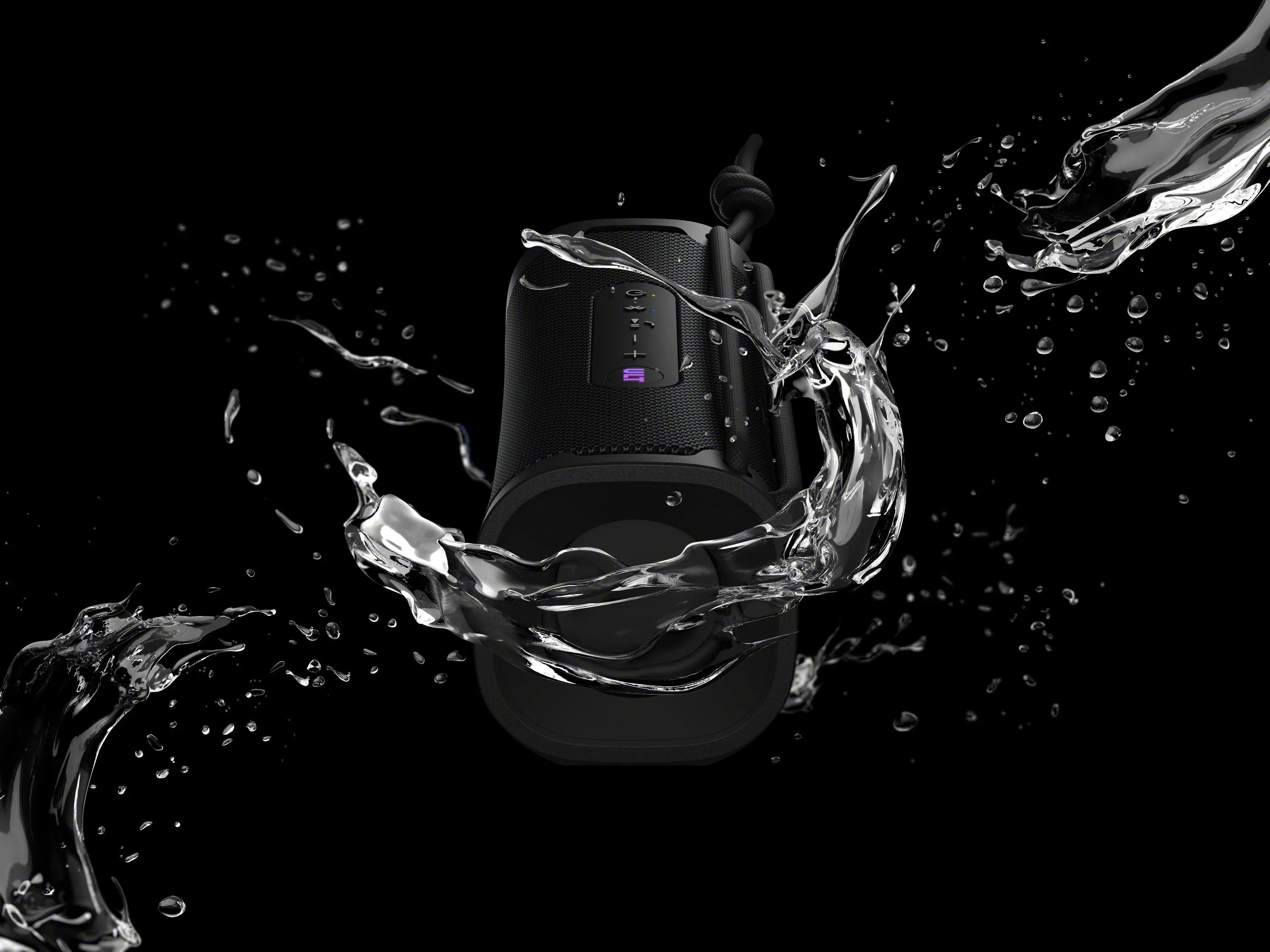 Sony   1 Wireless Ultra Portable Bluetooth Compact Speaker,  Waterproof, Dustproof, Shockproof and Rustproof - Black