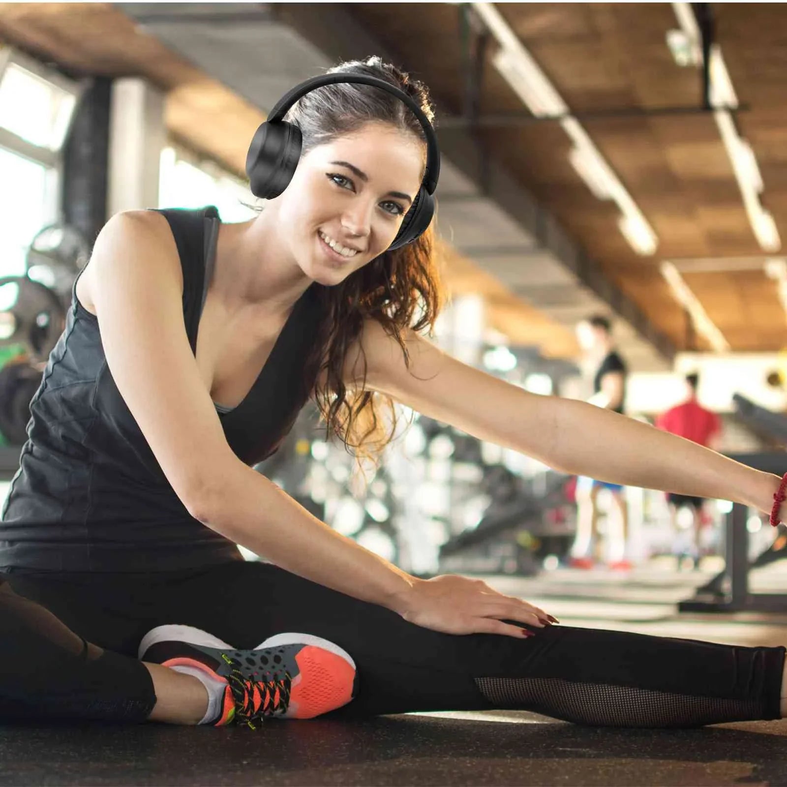 UrbanX  Wireless Bluetooth Stereo Earphones High Resolution Audio Deep Bass Superior Comfort Over The Ear Headphones with Mic for  Desire 12 phone Call Support