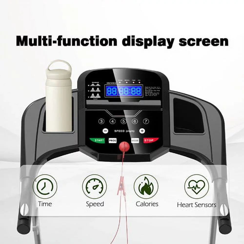Mydepot Folding Treadmill, Small Apartment Friendly, Compact Design, Space Saving, Easy Storage, High Quality, Durable, Affordable, Comfort, Safety