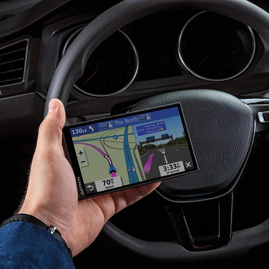 Garmin DriveSmart 55 Mt- 5.5 inch Sat Nav with Edge to Edge Display, Map Updates for , Ireland and Full Europe, Digital Traffic, Bluetooth Hands-Free Calling, Voice Commands and Smart Features