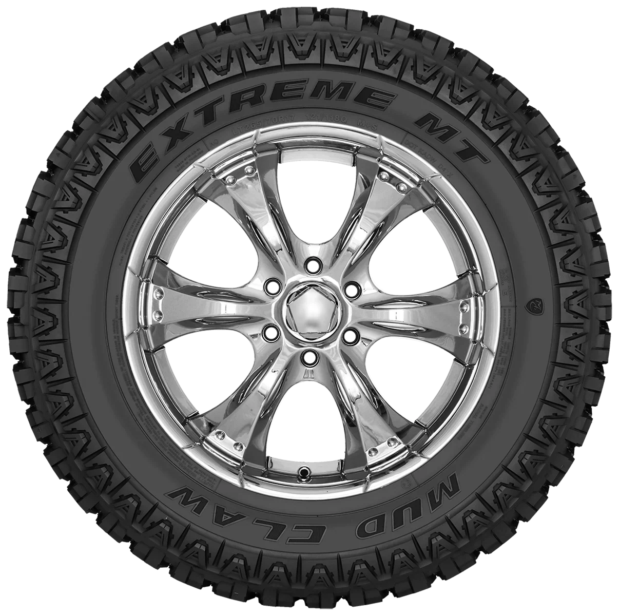 4 Mud Claw Extreme /  285/70R17 121/118Q All Terrain Off-Road Truck Mud Tire  / 285/70/17 / 2857017