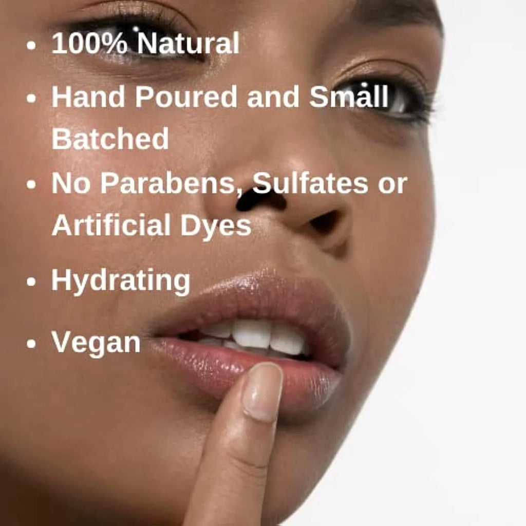 Cosmetics Organic Red Cherry Lip Gloss (10 mL)-Vegan Clean Beauty that Hydrates  and  Conditions Lips with Subtle Flavor- Sparkly Lip Gloss- Lip Gloss Color Pigment