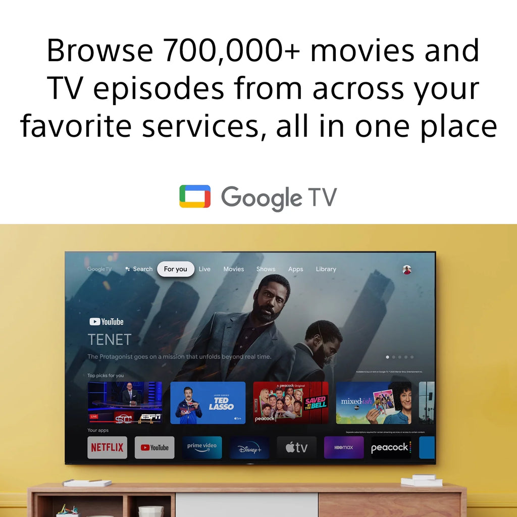 Restored Sony 50" Class 4K  (2160p)  Google Smart    Series  (Refurbished)