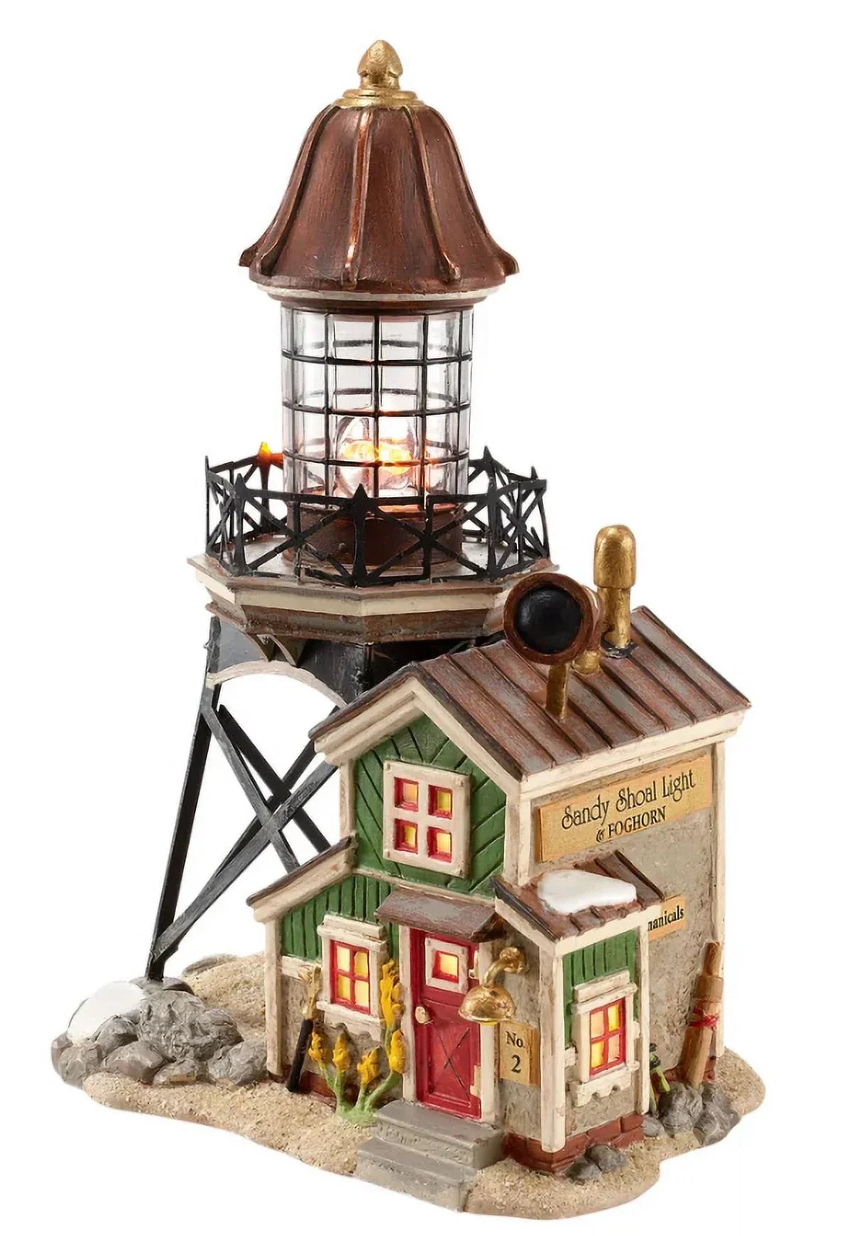 Department 56 New England Village Coastal Lights Sandy Shoal Lighthouse 4021997