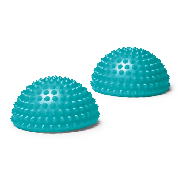 Aligned Life Domes (Pair) - Textured Balance Pods - Stability and Balance Training Equipment - Sensory and Self-Massage Tools - by Lauren Roxburgh