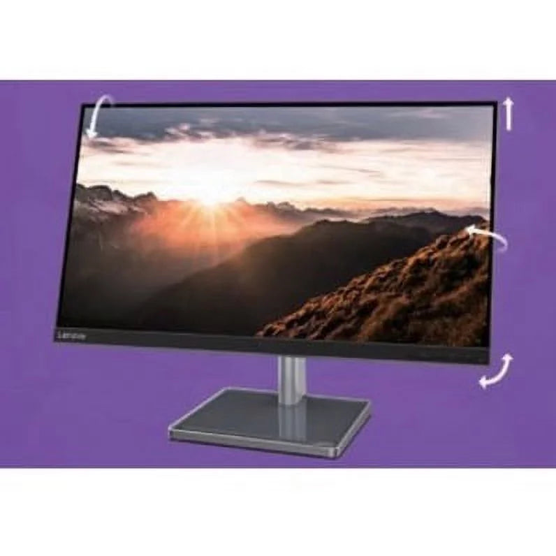 Lenovo L28u-35 28" 4K    Monitor - 16:9 - Raven Black, Raven Black