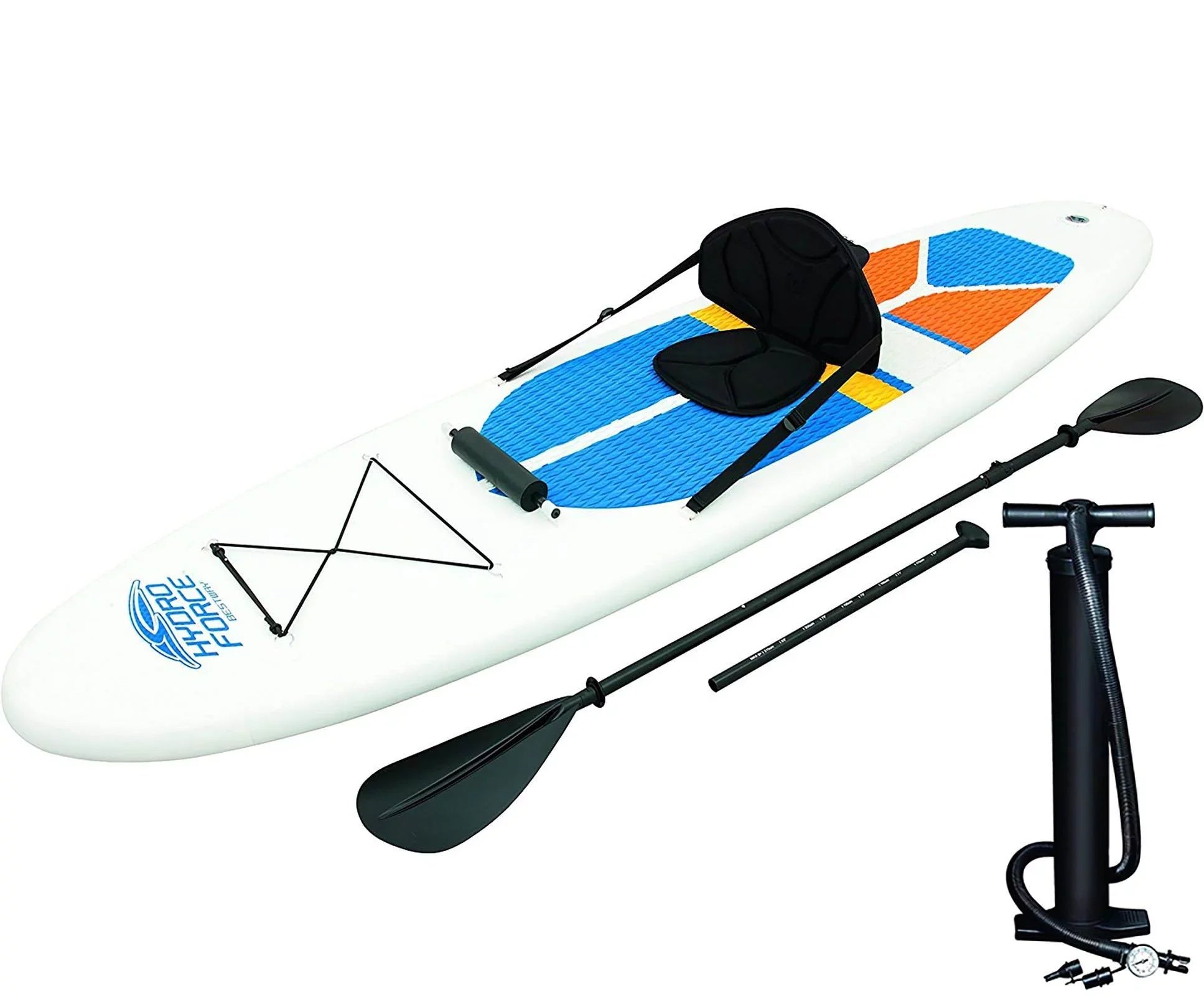 Bestway Hydro-Force White Cap 10' Inflatable Stand Up Paddle Board (2 Pack)