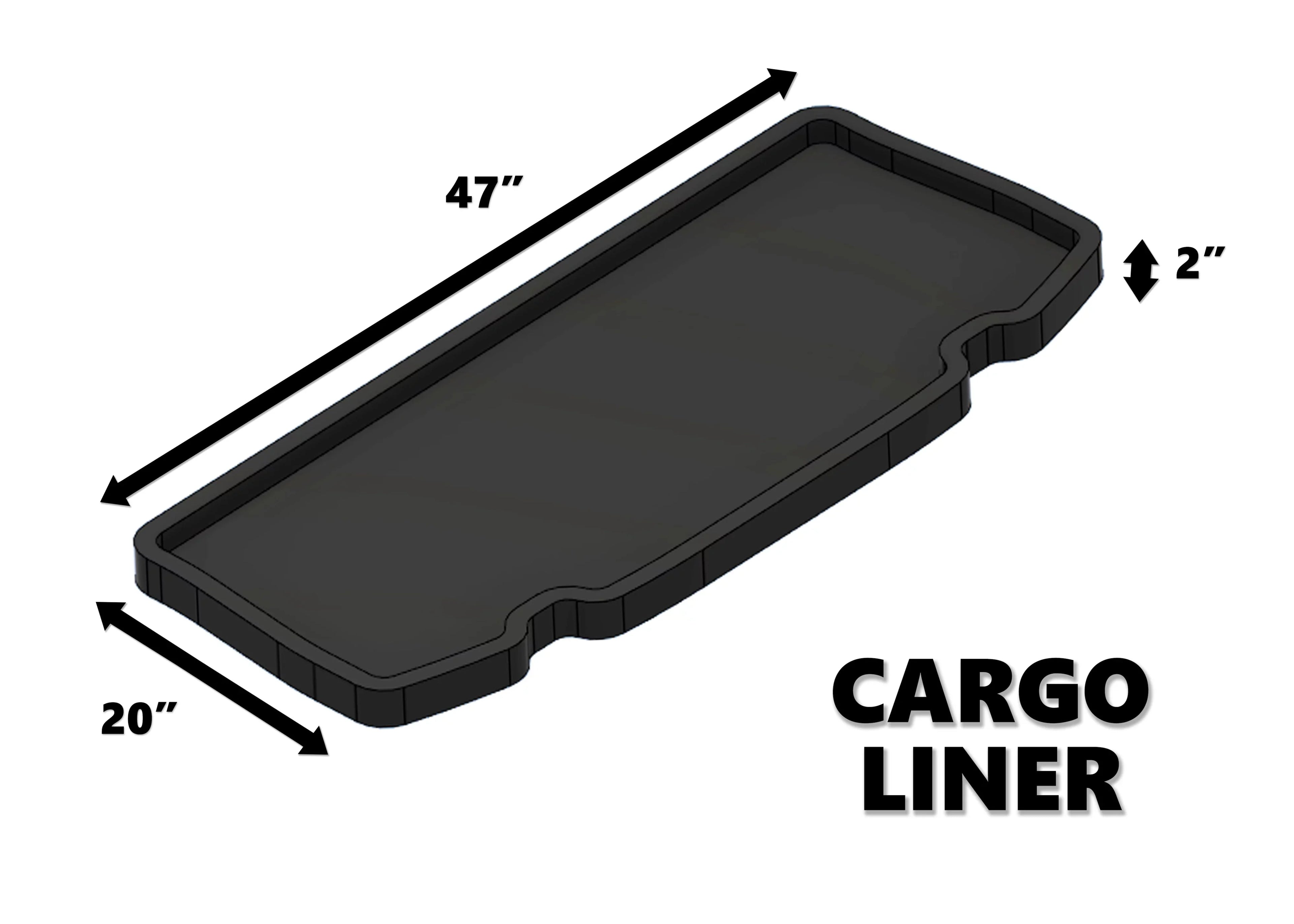 Red Hound Auto Cargo Rear Trunk Mat Liner Tray Custom Direct Fit Floor Hatch Black Foam Compatible with Ford Edge 2015-2018 Anti-Rattle Waterproof Protector