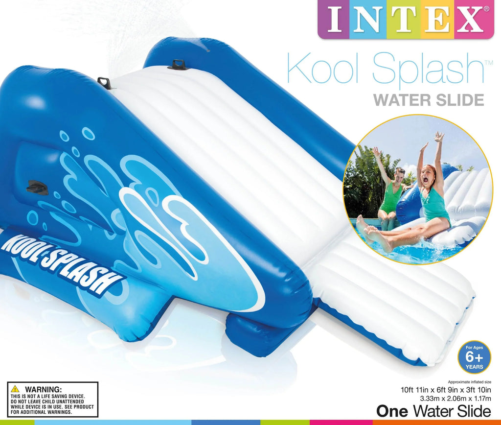 Intex Kool Splash Inflatable Play Center Water Slide | (Open Box) (2 Pack)