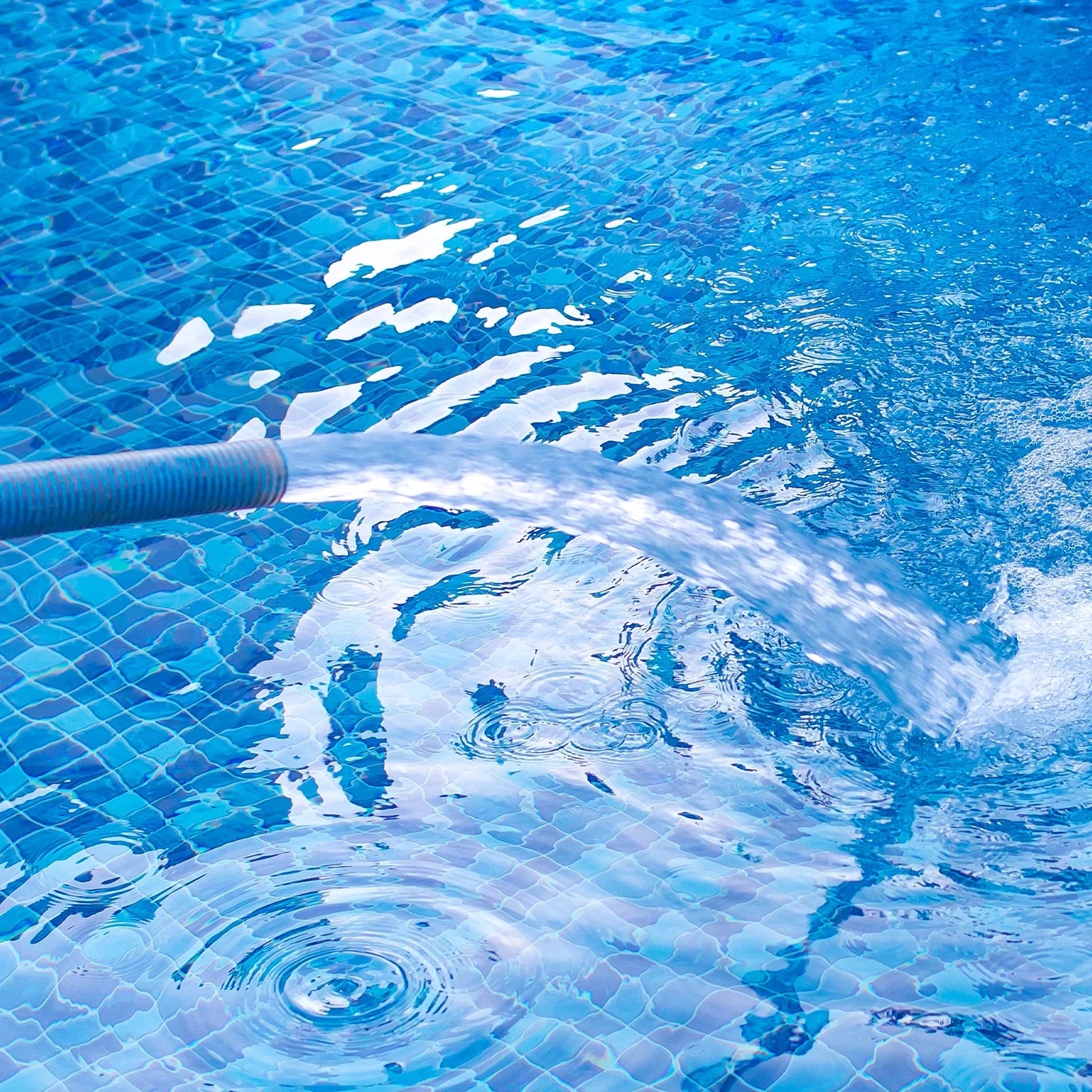 Backwash Hose 2" Dia 25ft 0.3MPa High Pressure  Reinforced Discharge Hoses for Swimming Pool