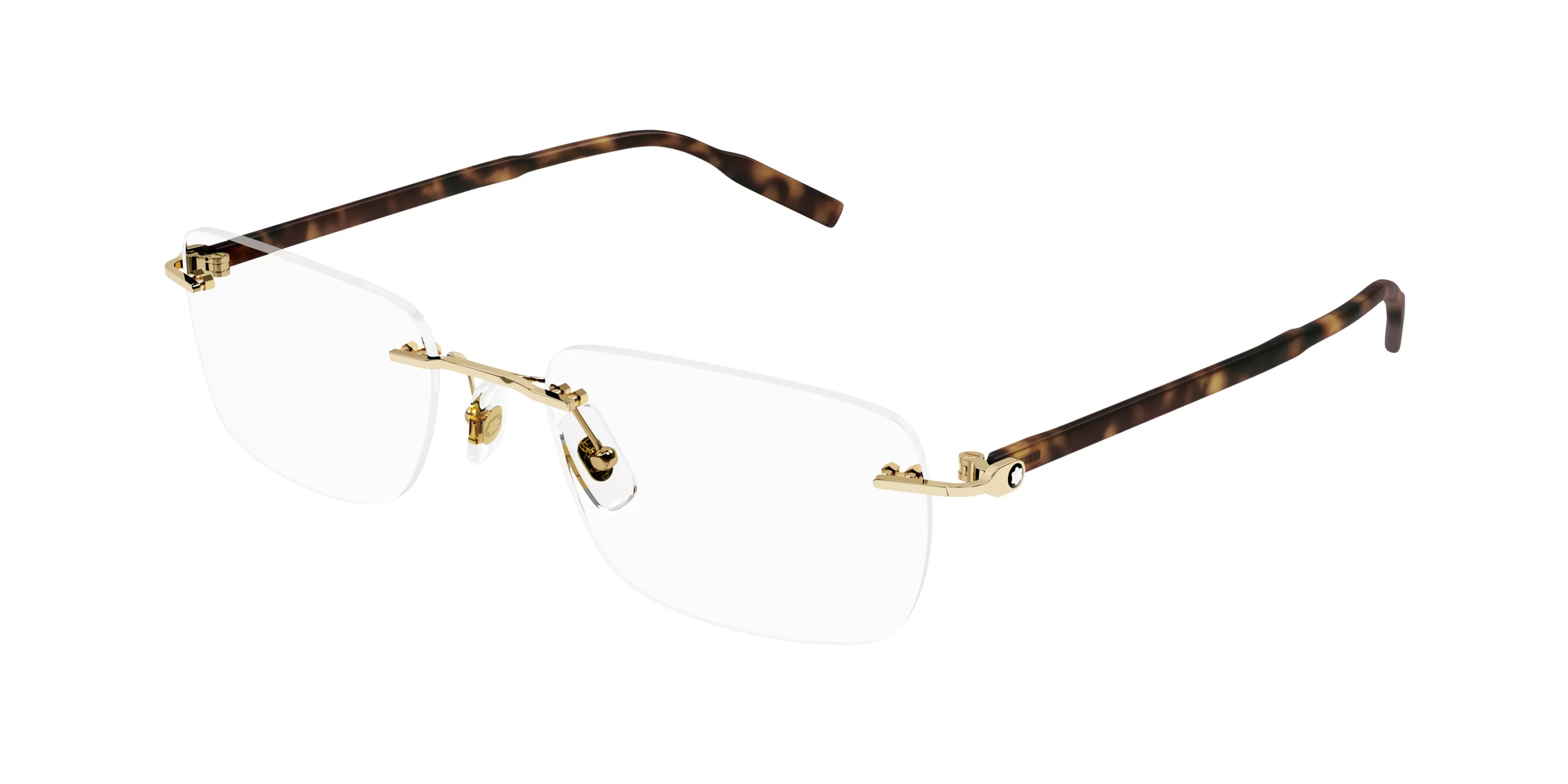 Eyeglasses Montblanc  0221 - 006 / Havana Rimless
