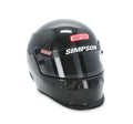 Simpson Racing 795001C  Dirt Track Helmet - Snell  - Carbon Fiber - Adult