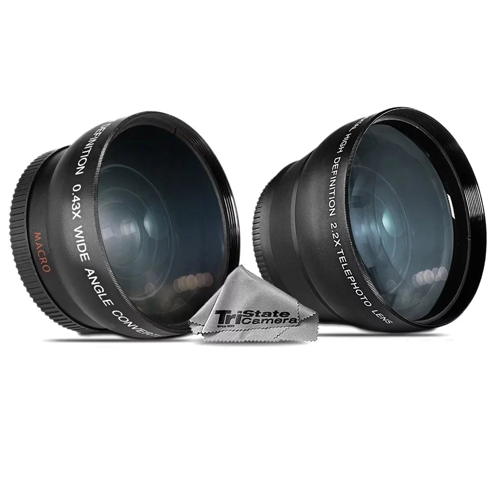 Olympus .Zuiko Digital  12-200mm f/3.5-6.3 Lens +3 Lens Kit + Slave Flash + Tripod - 128GB Accessory Bundle