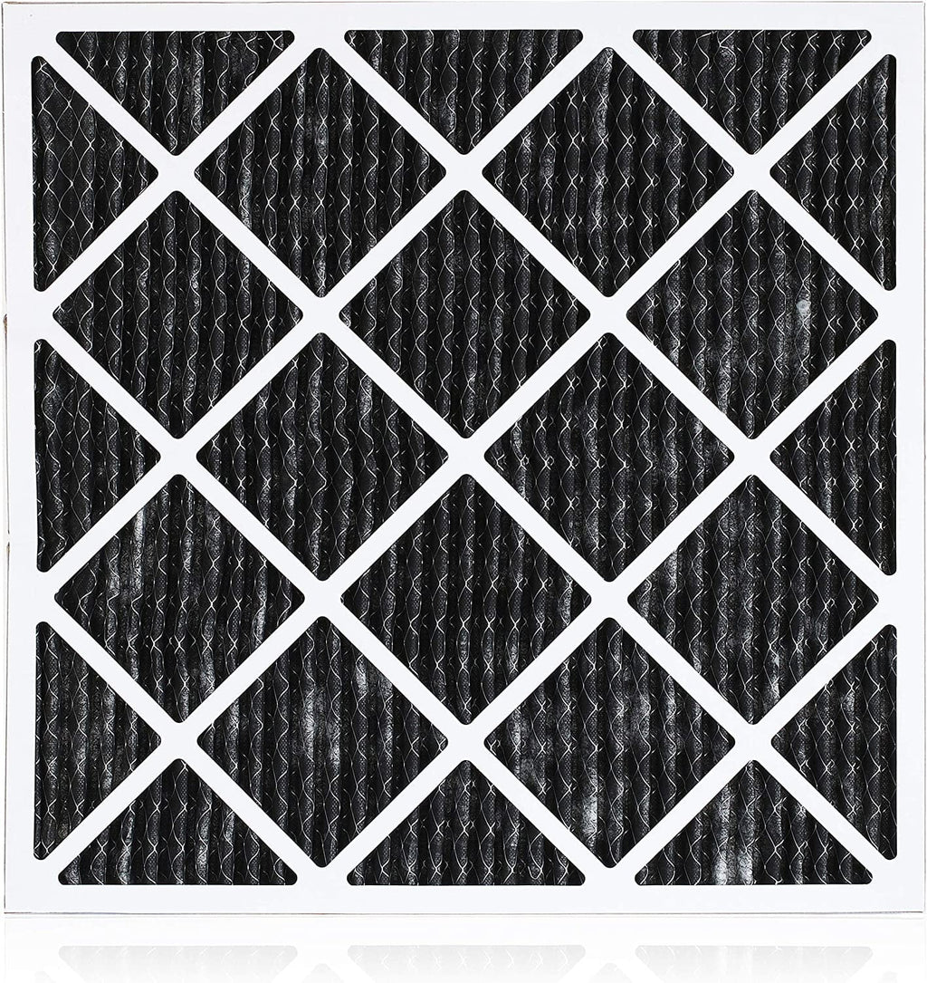 Filterbuy 18x18x1  8 Odor Eliminator Pleated   Furnace Air Filters with Activated Carbon (5-Pack)