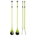Fiberglass Paddle, Lime - 3 Piece