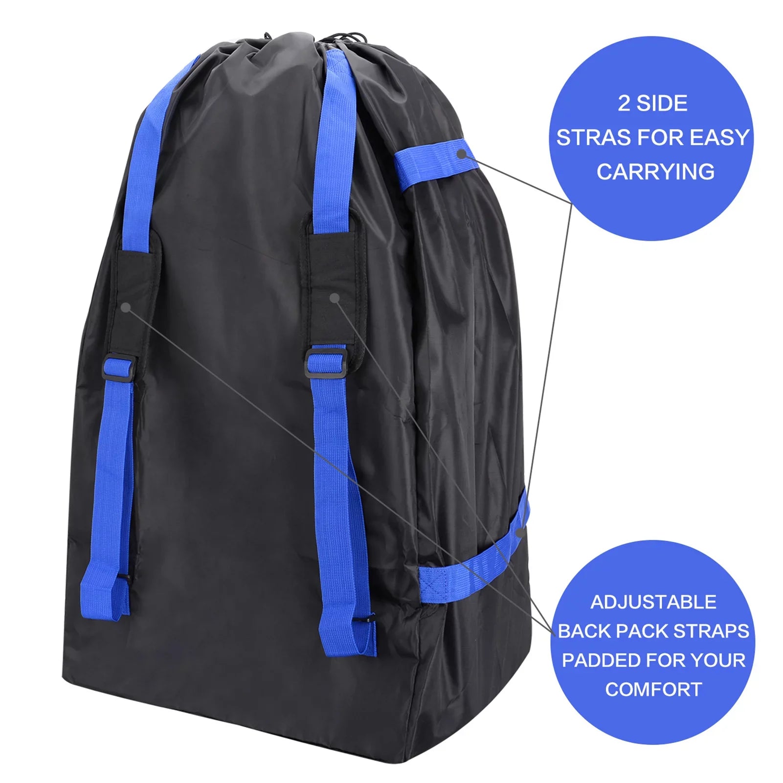 Car Seat Bag Backpack for Air Travel Universal Infant Carseat Storage Bag for Airplane Gate Check Large Durable Carseat Travel bag with Shoulder Straps