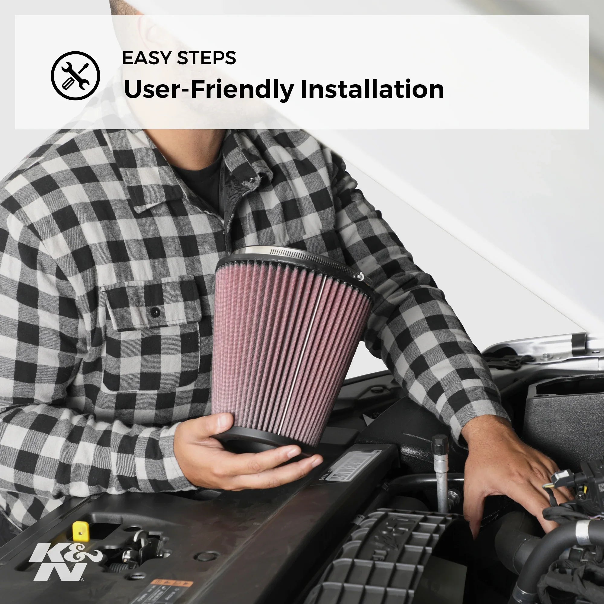 & Engine Air Filter: High Performance, Premium, Washable, Industrial Replacement Filter, Heavy Duty: -3692