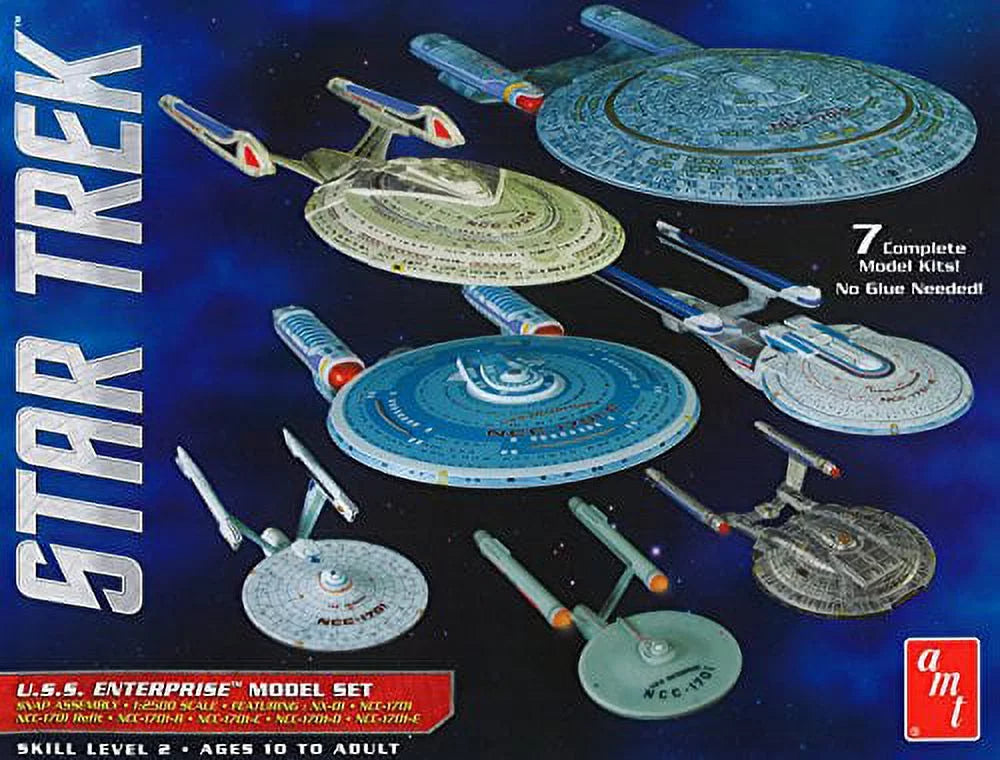 1/2500 Star Trek  Enterprise Box Set Snap  Plastic Models Space